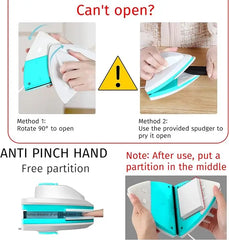 Double Sided Magnet Windows Cleaner Automatic Drainage Wiper Glass Window Washer Household Cleaning Tool For Window Washing Deals 4 U   Deals 4 U