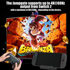 Savage Raven by Skull & Co. Jumpgate Dock USB C Hub Portable Stand Docking Station for Nintendo Switch 2 and OLED Deals 4 U   Deals 4 U