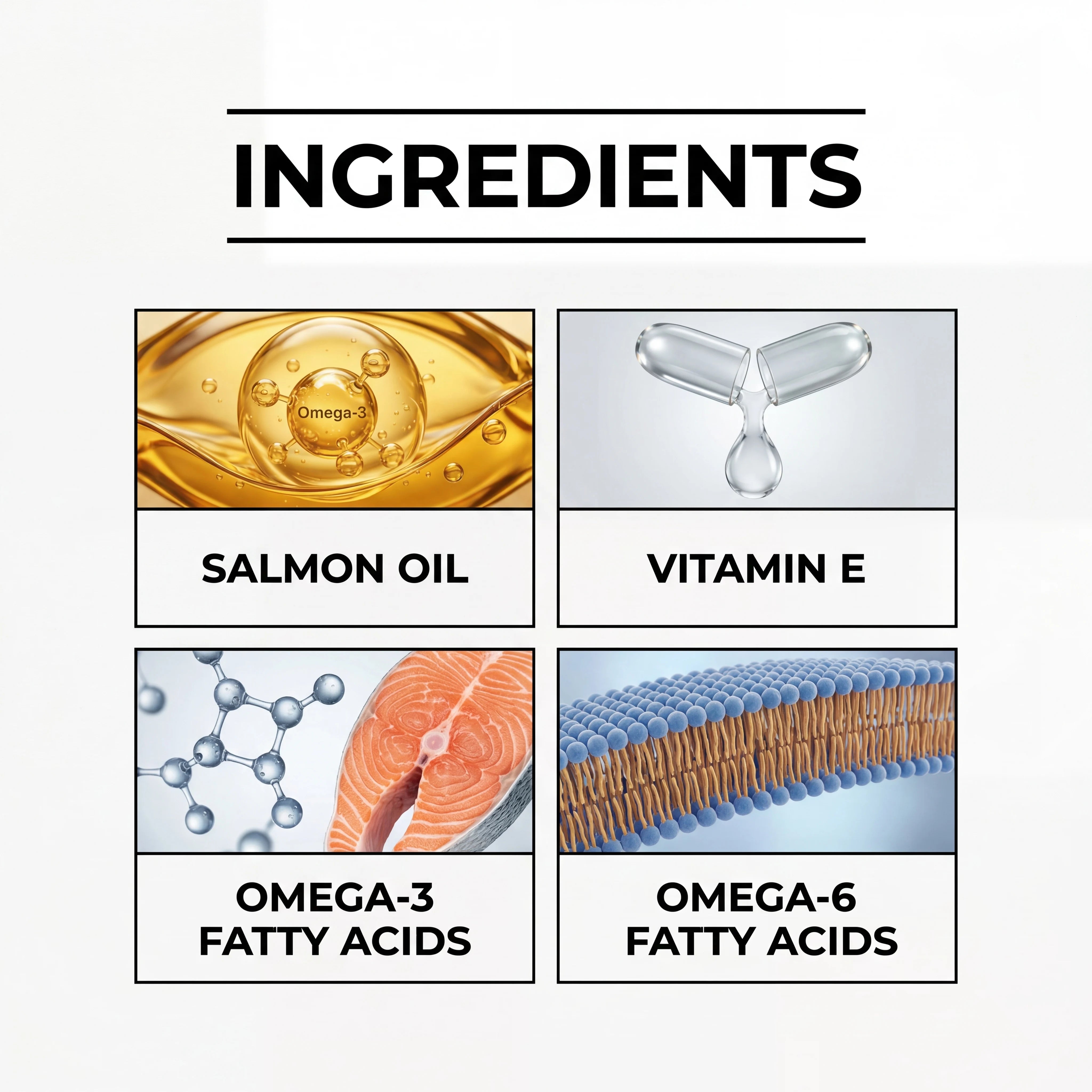Natural Salmon Oil for Pets Dog Food Topper Liquid Vitamin E Supplement Shiny Coat and Heart Health Gentle Formula Pump Bottle Deals 4 U   Deals 4 U