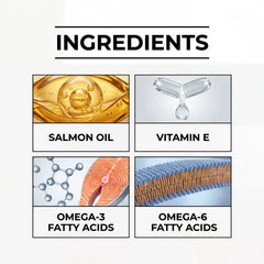 Natural Salmon Oil for Pets Dog Food Topper Liquid Vitamin E Supplement Shiny Coat and Heart Health Gentle Formula Pump Bottle Deals 4 U   Deals 4 U