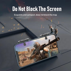 1 Pair Phone Game Trigger Joystick Replacement for PUBG Mobile Gamepad Two-way Button Shooter Controller Deals 4 U   Deals 4 U