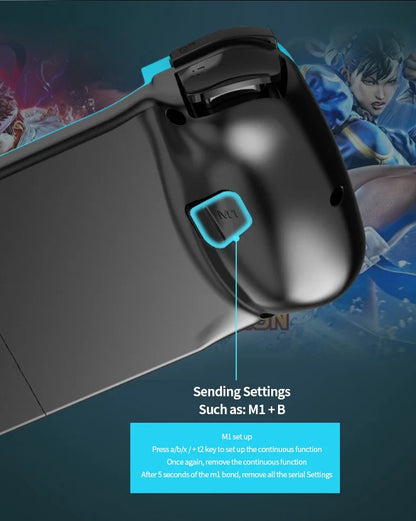 D3 TypeC Telescopic Mobile Phone Gamepad Bluetooth-compatible 5.0 Wireless Game Controller For PUBG Android iOS for Switch PS4/3