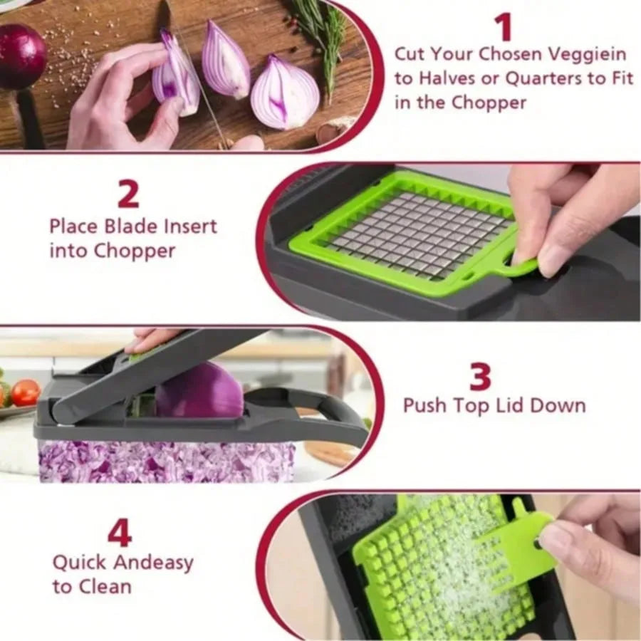 Valentine's Gift Safe Hand Guard Vegetable Cutter, for Cooking Together. 33x12cm, Shows Your Care Deals 4 U   Deals 4 U