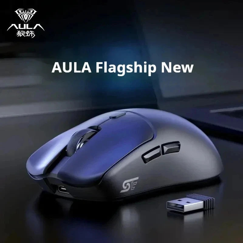 AULA HERO 68HE Magnetic Switch Gaming Keyboard RT0.01 E-sports Customize RGB Wired Mechanical Keyboard Ergonomics Accessories