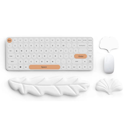 Leaf Keyboard Wrist Guard Cloud Wrist Guard Mouse Pad Ergonomic Lycra Foam Memory Anti-slip Support Office
