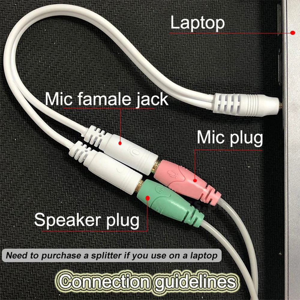Gaming Headset Noise Canceling Microphone E-Sports Game 7.1 Stereo Surround Sound Wired Headphone for PS5 Xbox One Movie Music Deals 4 U   Deals 4 U