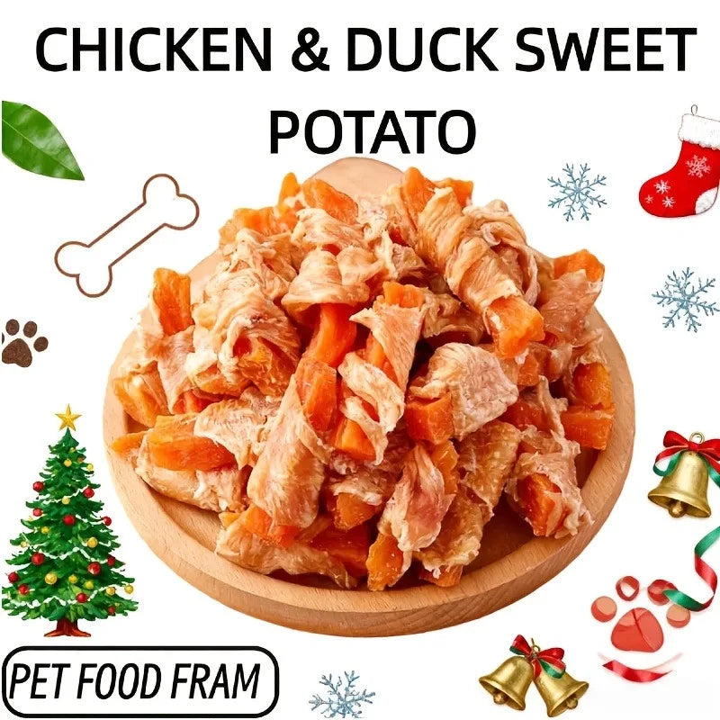 Pet Zero's Favorite Food Training Treats: Chicken Wrapped Sweet Potato and Duck Wrapped Sweet Potato Deals 4 U   Deals 4 U