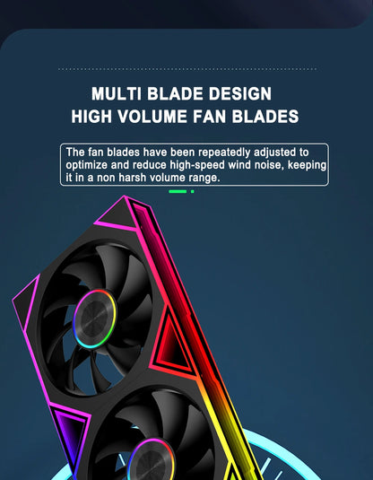 ICE Whale WZ-120/240/360 PC Case Fan ARGB Motherboard Sync Combination Structure Cold Exhaust Cooling Fan Ventilador