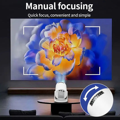 2026 New HY300 Projector with WiFi6 & BT5.0, Portable Beamer 1080P/4K Support Auto Keystone Smart Proyector Deals 4 U  Gaming Accessories Deals 4 U