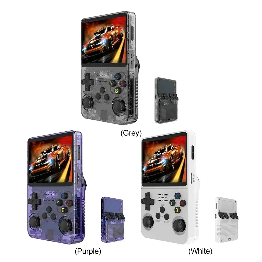 R36S Retro Handheld Game Console 3 5 Inch IPS Screen 64GB 128GB 256GB Portable Gaming Device with Built in Games
