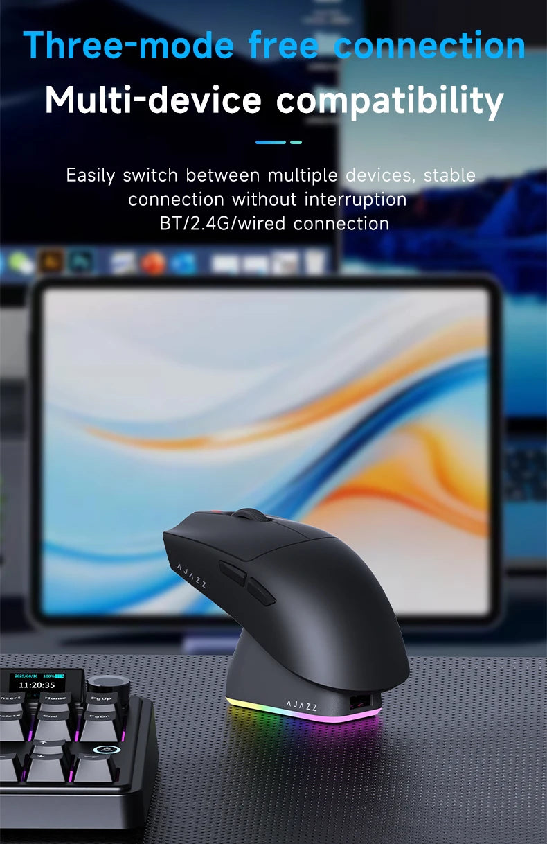 Wireless Gaming Mouse AJ139-V2/AJ139P-V3-MC with 12000DPI Max AJ139P MAX with 32000DPI Magnetic Charging Base  Gaming Mouse