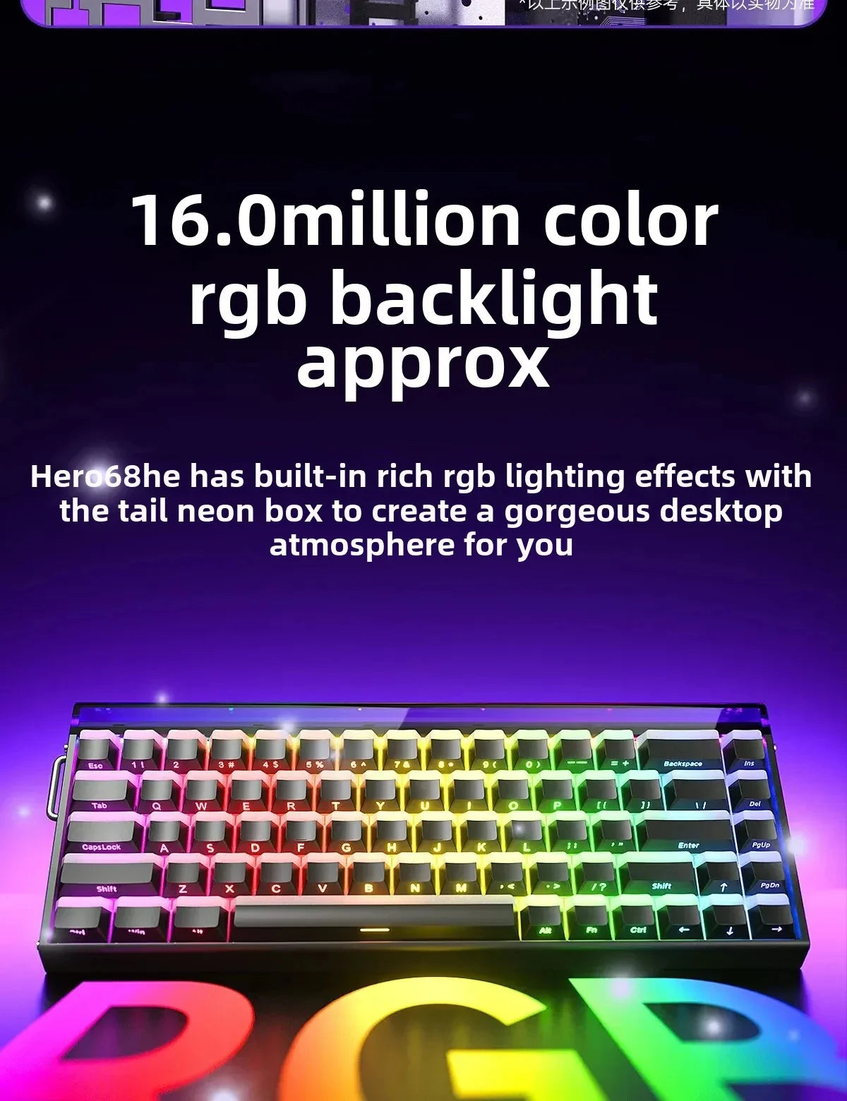 AULA HERO 68HE Magnetic Switch Gaming Keyboard RT0.01 E-sports Customize RGB Wired Mechanical Keyboard Ergonomics Accessories
