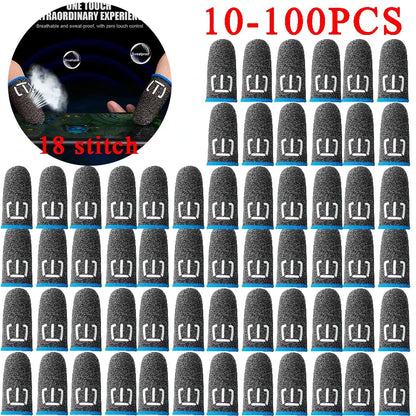100-10PCS Finger Cover Game Controller For PUBG Sweatproof Anti-slip Fingertip Cover Thumb Gloves For Mobile Game Deals 4 U  Mobile Gaming Deals 4 U