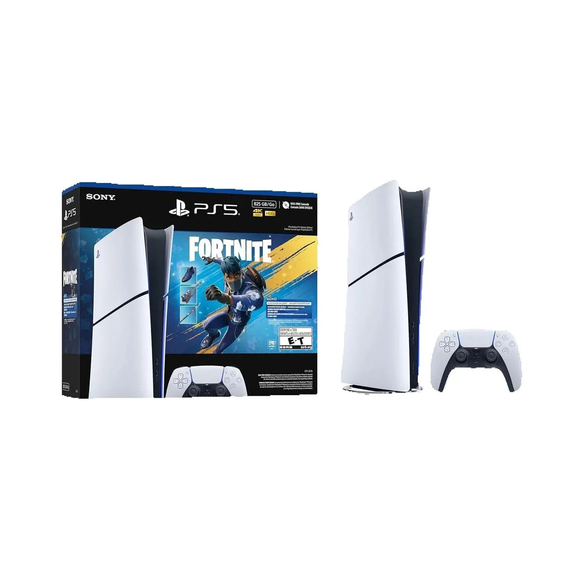 Sony PlayStation 5 Slim Console Digital Edition - Fortnite Flowering Chaos Bundle Deals 4 U  Gaming Accessories Deals 4 U