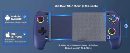 BEBONCOOL MC102 Telescopic Mobile Phone Gamepad For Apple IOS Android COD Wireless Bluetooth Phone Game Controller Joystick Deals 4 U  Mobile Gaming Deals 4 U