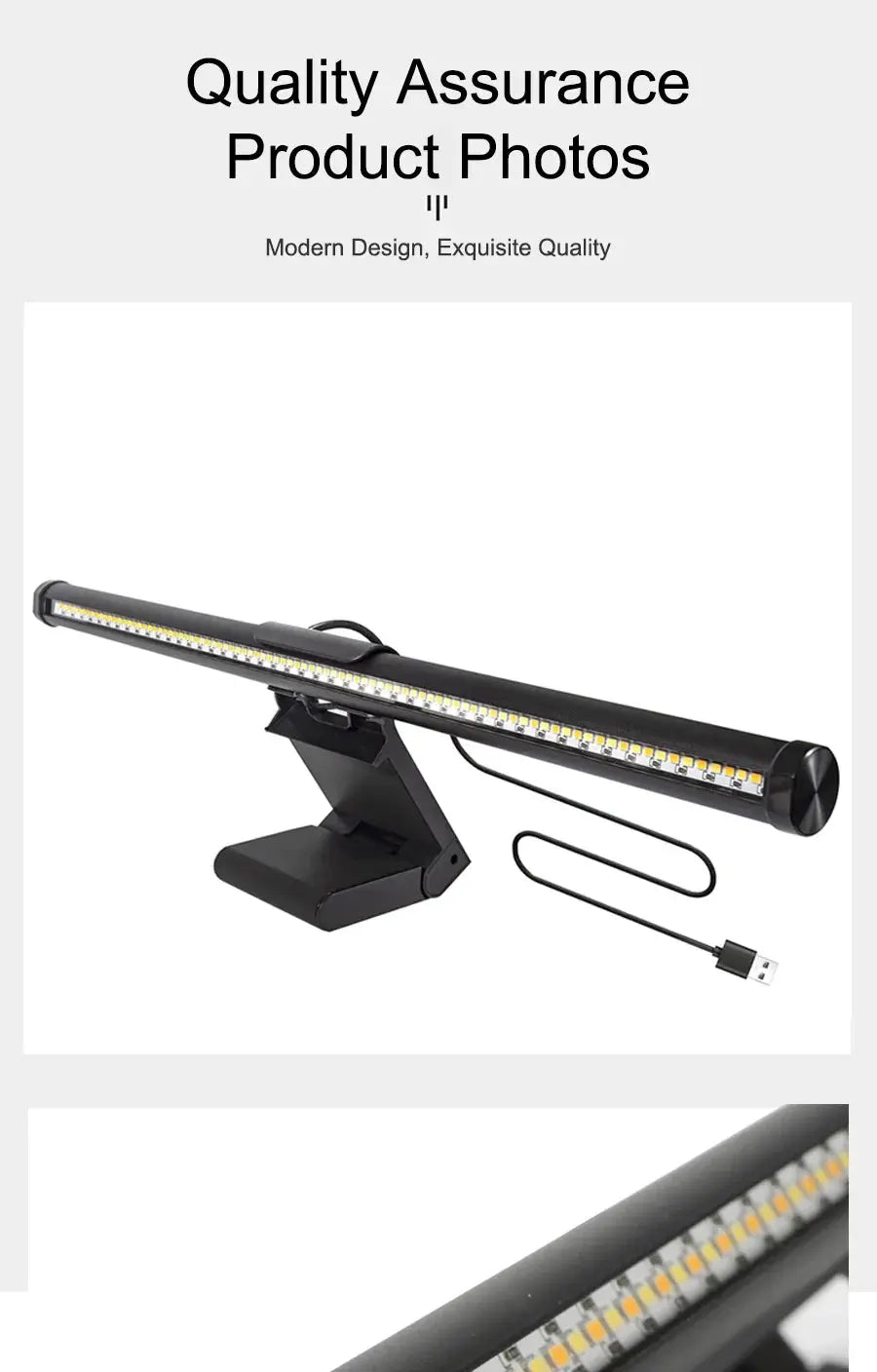 LED Desk Lamp Monitor Light Bar Eye-Care Stepless Table Lamp Dimming Lighting Computer Monitor Screen Light Bar for Work Gaming Deals 4 U  RGB Hexagon Wall Lights Deals 4 U