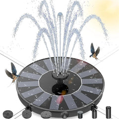Solar Water Fountain Pool Pond Waterfall Fountain Garden Decoration Outdoor Bird Bath Solar Powered Floating Water Pump Deals 4 U   Deals 4 U