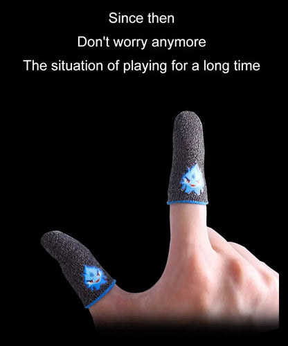 Breathable Touch Screen Finger Sleeves 1Pair | Anti-Sweat Mobile Gaming Thumb Gloves for PUBG Free Fire COD Deals 4 U  Mobile Gaming Deals 4 U