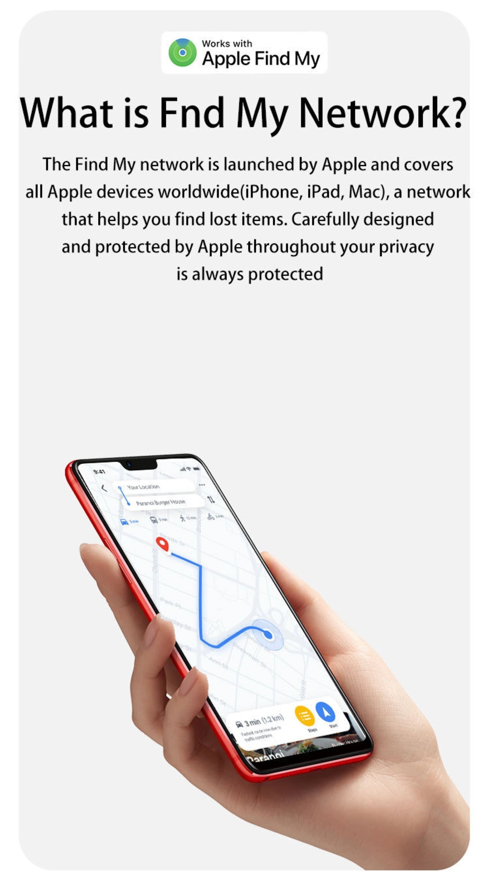 Pet Tracker No Monthly Fee No SIM Work with Apple iOS Find My Anti-Lost Finder Tag for Dogs Cats with Airtag Case GPS Tracker Deals 4 U   Deals 4 U
