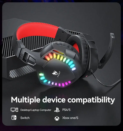 5-in-1 Set Gaming Combo Keyboard 4-color Breathing Light Mouse 3.5mm Gaming Headset Gaming Speaker Anti-slip Mouse Pad NEW HOT Deals 4 U  Gaming Accessories Deals 4 U