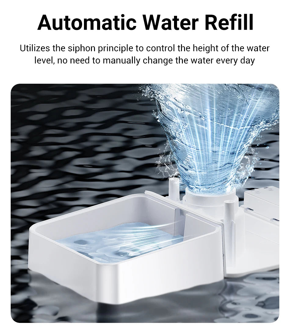 ROJECO 8.5L Automatic Pet Feeder Water Fountain WIFI APP Remote Control Smart Dog 5L Food Dispenser 3.5L Gravity Water Drinker ﻿ Deals 4 U  Automatic Pet Feeder Deals 4 U