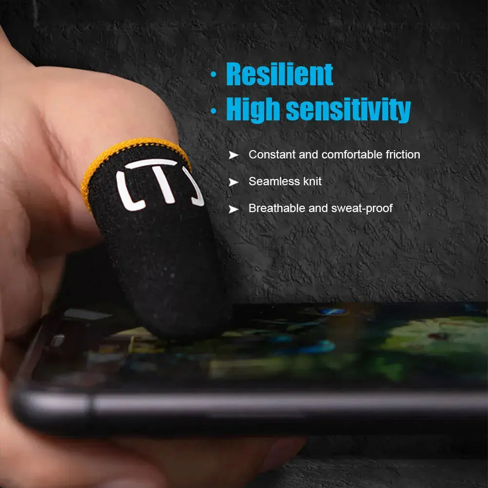 100-10PCS Finger Cover Game Controller For PUBG Sweatproof Anti-slip Fingertip Cover Thumb Gloves For Mobile Game Deals 4 U  Mobile Gaming Deals 4 U