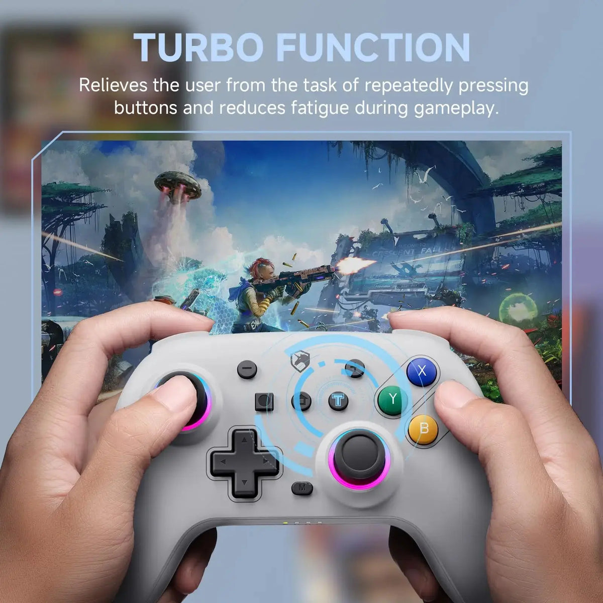 ECHTPower Wireless Controller Gamepad for Switch 2/PC Dark gray Deals 4 U  Mobile Gaming Deals 4 U