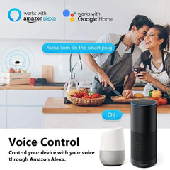 Works with Tuya 16A/20A Brazil Standard Wifi Smart Plug Socket Work with Google Home Alexa with Power Monitor APP Remote Control Deals 4 U   Deals 4 U
