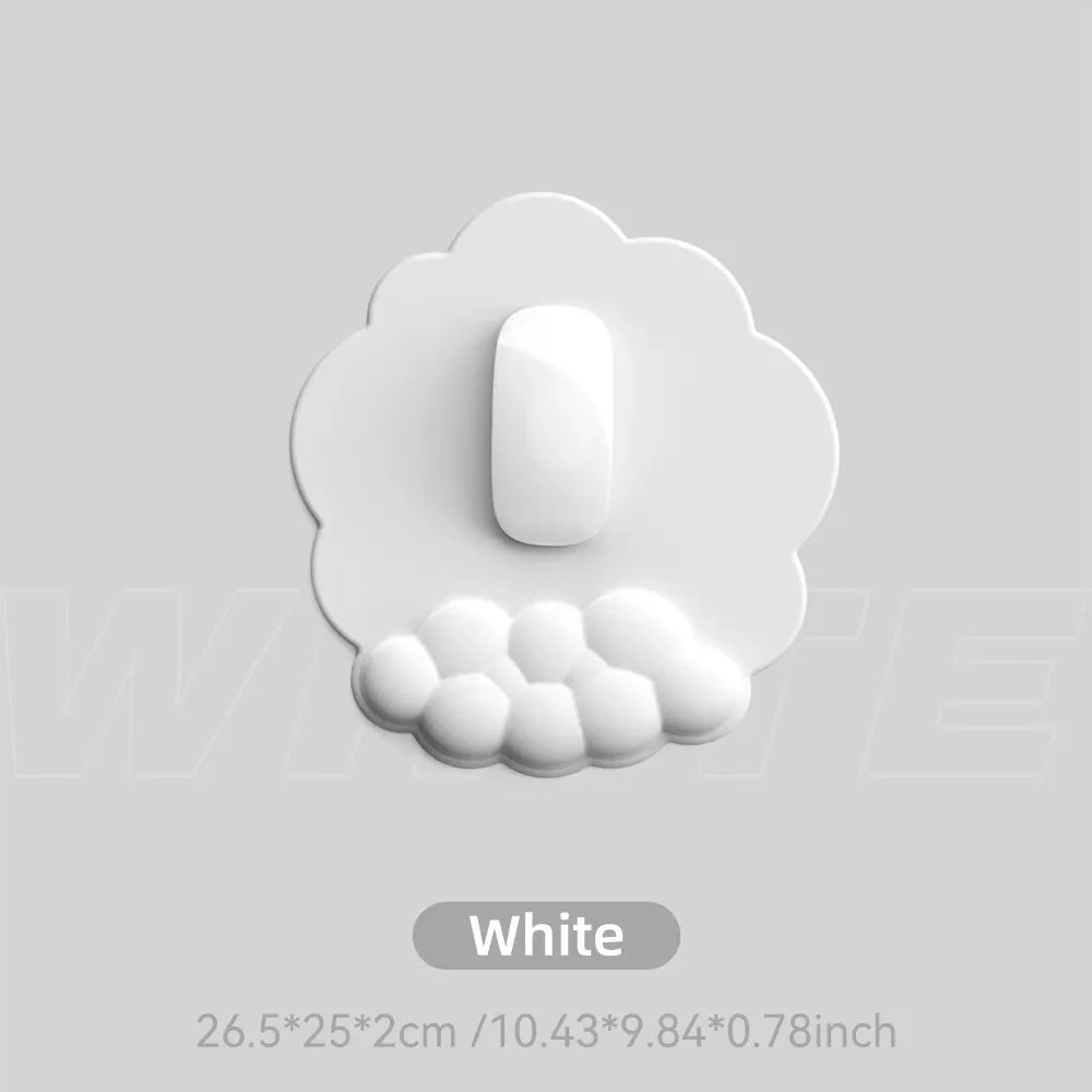 Keyboard Cloud Wrist Rest Pad Anti-Slip Desk Mat Memory Foam Palm Rest Ergonomic Mouse Pad Typing Wrist Rest for Office