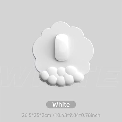 Keyboard Cloud Wrist Rest Pad Anti-Slip Desk Mat Memory Foam Palm Rest Ergonomic Mouse Pad Typing Wrist Rest for Office