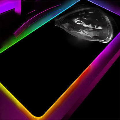 RGB Mouse Pad Larger XXL Office Laptop Backlight Speed Computer Keyboard LED Desk Mat Gaming Accessories A-Aliens Movie Mousepad