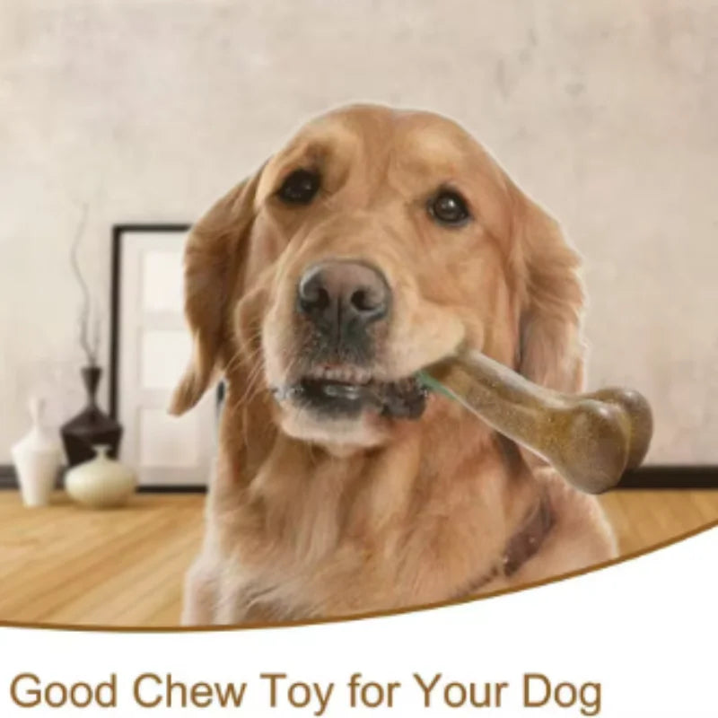 Natural Non-Toxic Dog Bone Chew Toy Nearly Indestructible Anti-Bite Puppy Chew Toy for Small Medium Large Dogs Pet Chew Toy Deals 4 U   Deals 4 U