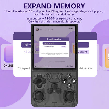 GAMINJA Retro Handheld Video Game Console WiFi 0‑lag Global Online Battle Download Games Via Official APP Retro Video Game Player Gift