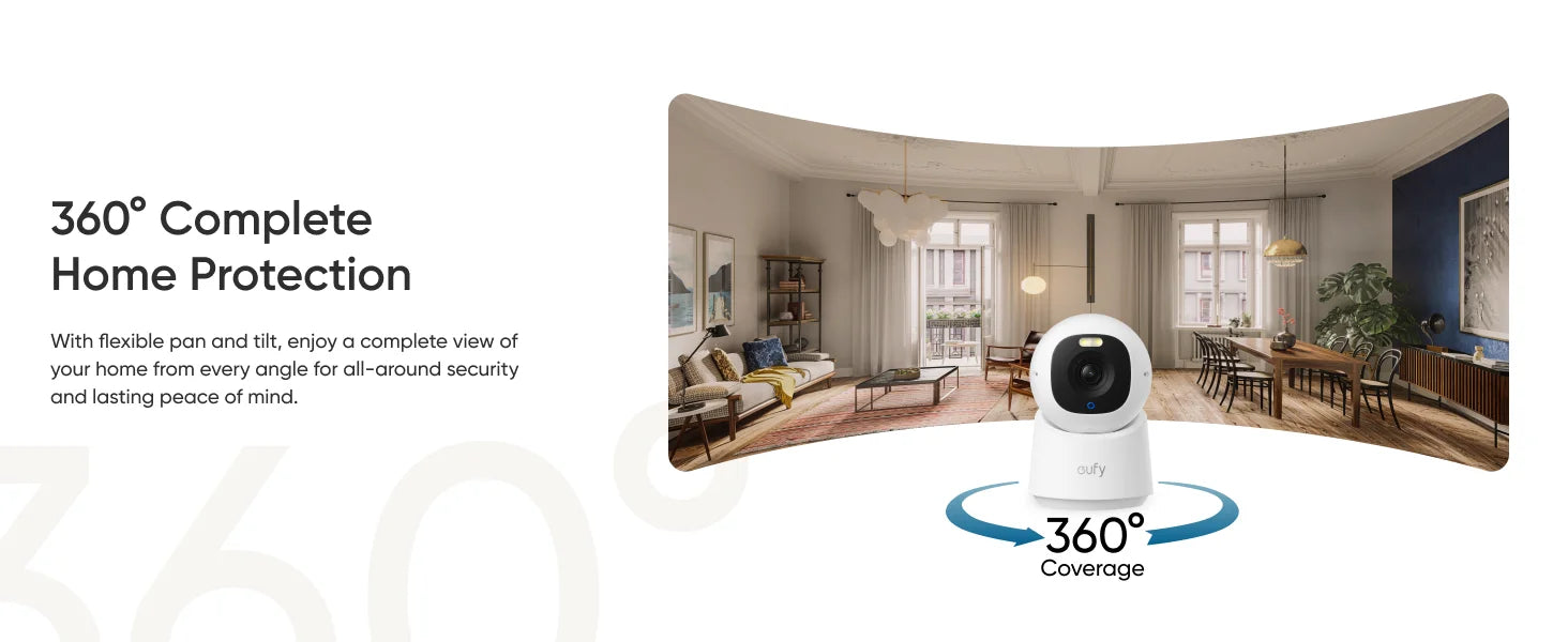 Renewed eufy Security Indoor Camera E30, Latest Generation, 4K UHD Security Camera, Pet/Dog/Baby Camera with Phone app Deals 4 U   Deals 4 U
