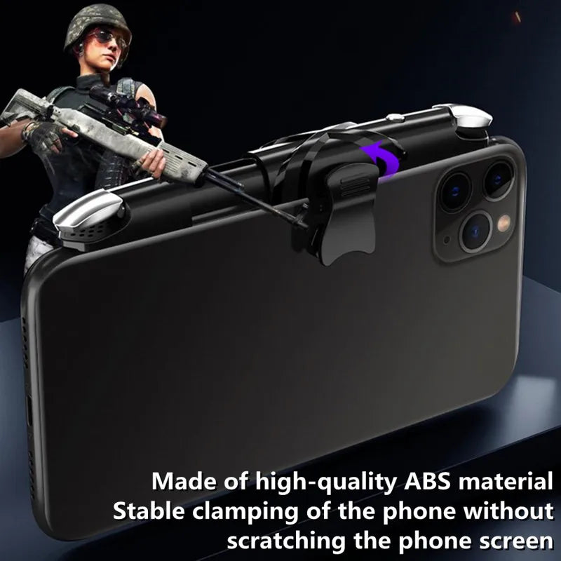 G5 Mobile Game Controller for PUBG Gaming Trigger Shooter Aim Fire ABS Key Button Gamepad Joystick for IPhone Android Smartphone Deals 4 U   Deals 4 U