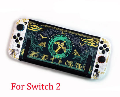 Hot Sale PC Hard Cover Full Crystal Shell Protector For Nintendo Switch 2 NS2 Joy-con Game Controller Front Back Protective Case