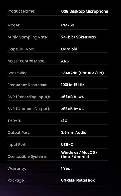 Mic USB Microphone with RGB Modes Professional Condenser Mic for PC Mac Gaming Karaoke Recording Streaming Podcasting Deals 4 U  Streaming Equipment Deals 4 U