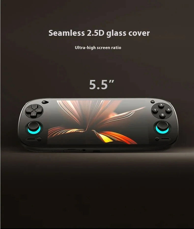 Retroid Pocket 5 Handheld Game Console RP5 Retro Games SD865 Android13 Joystick RGB Lighting Effect Active Cooling Gaming Device