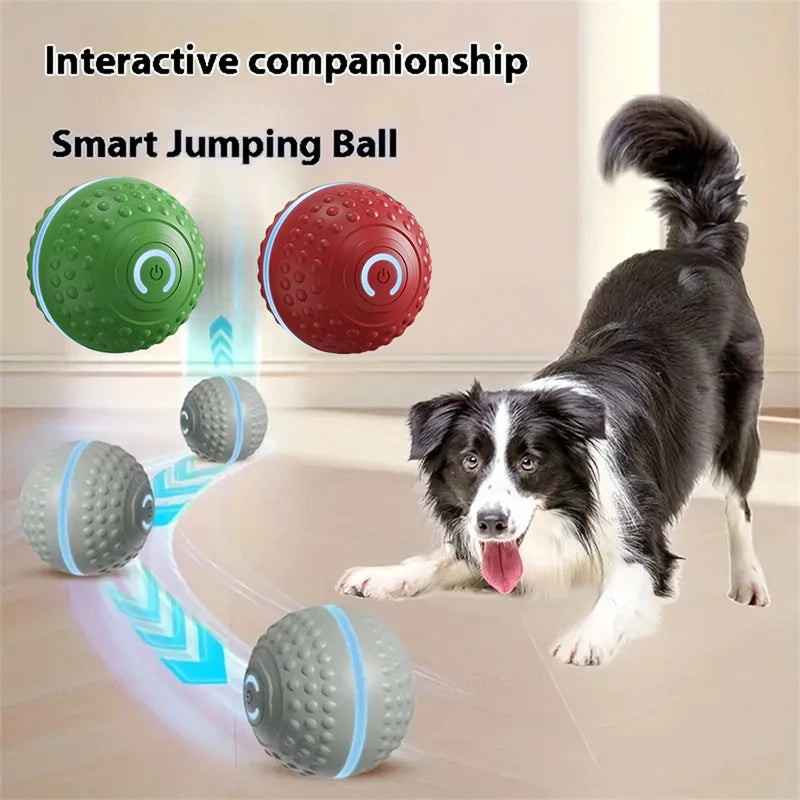 Smart Dog Toy Ball Automatic Interactive Pet Electronic Rolling USB Rechargeable Moving Bouncing for Puppy to Large dog Chew Toy Deals 4 U   Deals 4 U