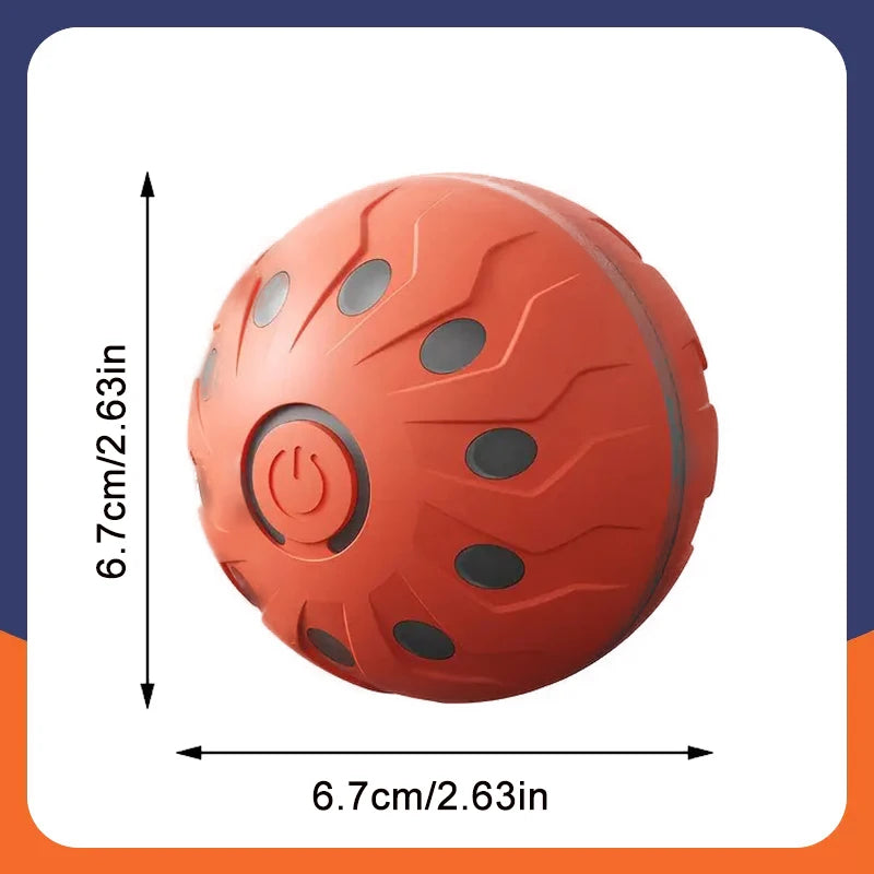 Smart Dog Toy Ball Automatic Interactive Pet Electronic Rolling USB Rechargeable Moving Bouncing for Puppy to Large dog Chew Toy Deals 4 U   Deals 4 U