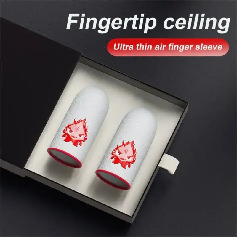 Breathable Touch Screen Finger Sleeves 1Pair | Anti-Sweat Mobile Gaming Thumb Gloves for PUBG Free Fire COD Deals 4 U  Mobile Gaming Deals 4 U