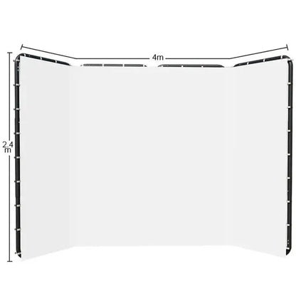 SH 2.4x4M Background Stand Frame With Photography Green Screen Backdrops  Photography Background Support Studio Light Tripod Deals 4 U  Streaming Equipment Deals 4 U