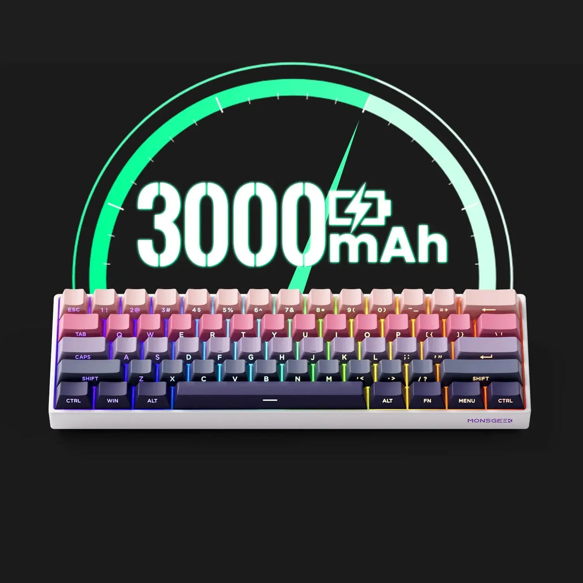 Akko MonsGeek FUN60 PRO&MAX HE Machanical Keyboard Magnetic Switch 60% Esports Gaming Keyboard Rapid Trigger 8K Custom Keyboard Deals 4 U  Gaming Accessories Deals 4 U
