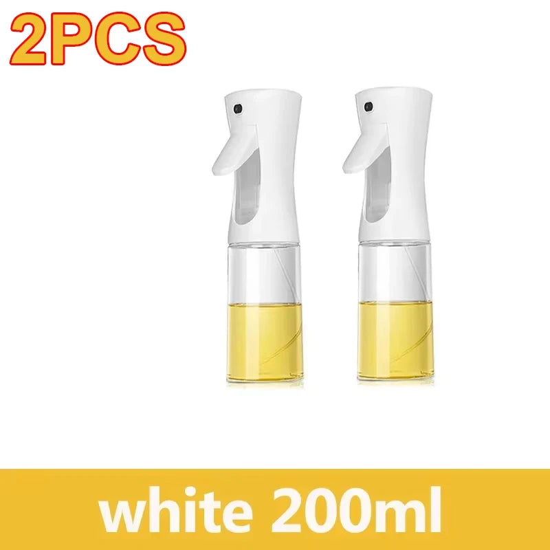 200/300/500ml Oil Spray Bottle BBQ Cooking Olive Oil Sprayer Plastic Baking Oil Spray Empty Bottle Vinegar Bottle Or  Oil brush Deals 4 U   Deals 4 U