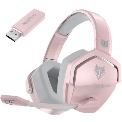 NUBWO G06 Pro Wireless Gaming Headset with Charging Station for Headset and PS5 Controller 17ms Low Latency Dynamic 50mm Drivers Deals 4 U  Gaming Accessories Deals 4 U