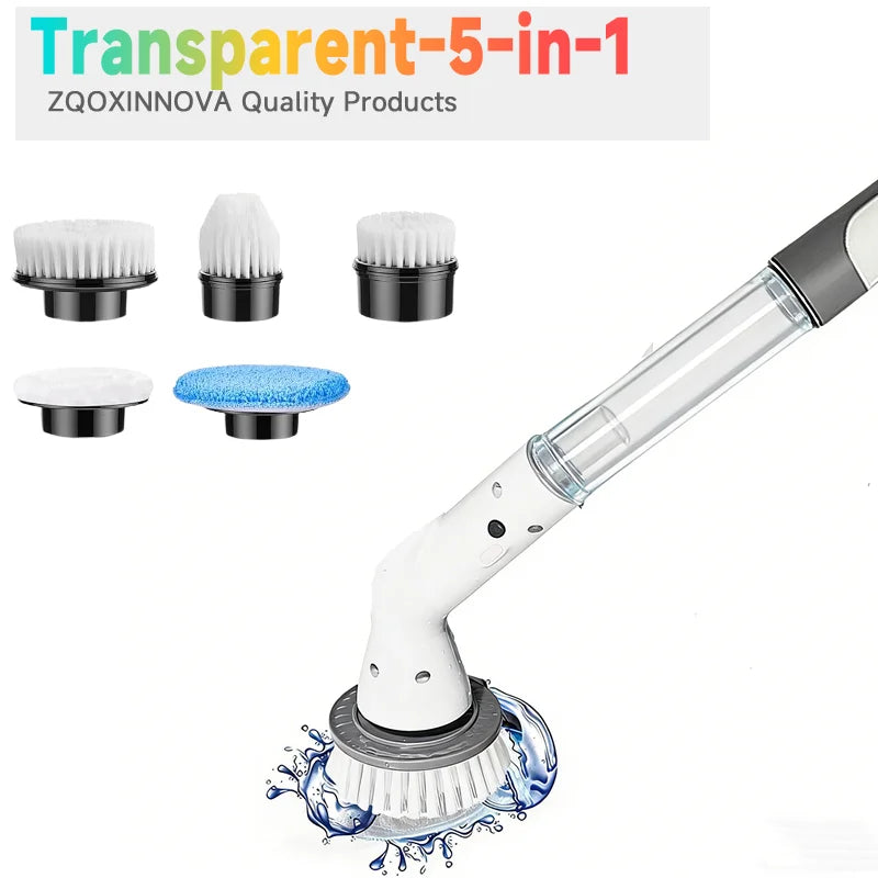 Cordless Household Spin Scrubber Kitchen Gadgets Hair Brushes Bathroom Broom Toilet  Multipurpose Cleaning Brush  Electric Mops Deals 4 U   Deals 4 U
