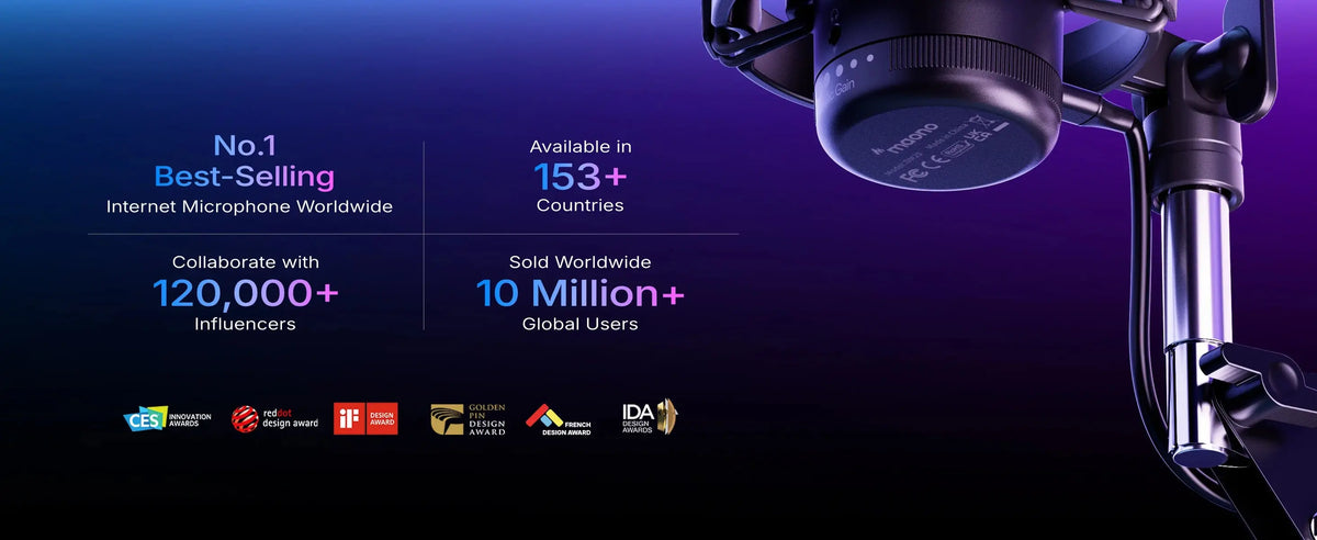 MAONO DGM20S Gaming Microphone USB Condenser Microphone with RGB Light Noise Cancellation Boom Arm for Live Streaming Podcast Deals 4 U  Streaming Equipment Deals 4 U