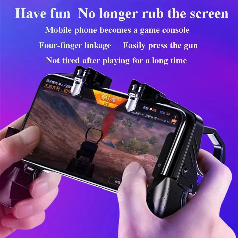 Metal Pubg Controller Joystick For Pubg Mobile Trigger Gamepad For iPhone Android Phone Smartphone Shooting Game Deals 4 U  Gaming Accessories Deals 4 U