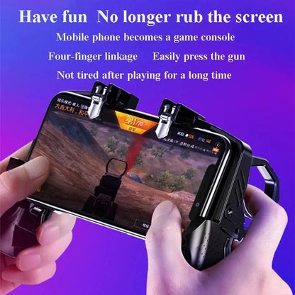 Metal Pubg Controller Joystick For Pubg Mobile Trigger Gamepad For iPhone Android Phone Smartphone Shooting Game Deals 4 U  Gaming Accessories Deals 4 U