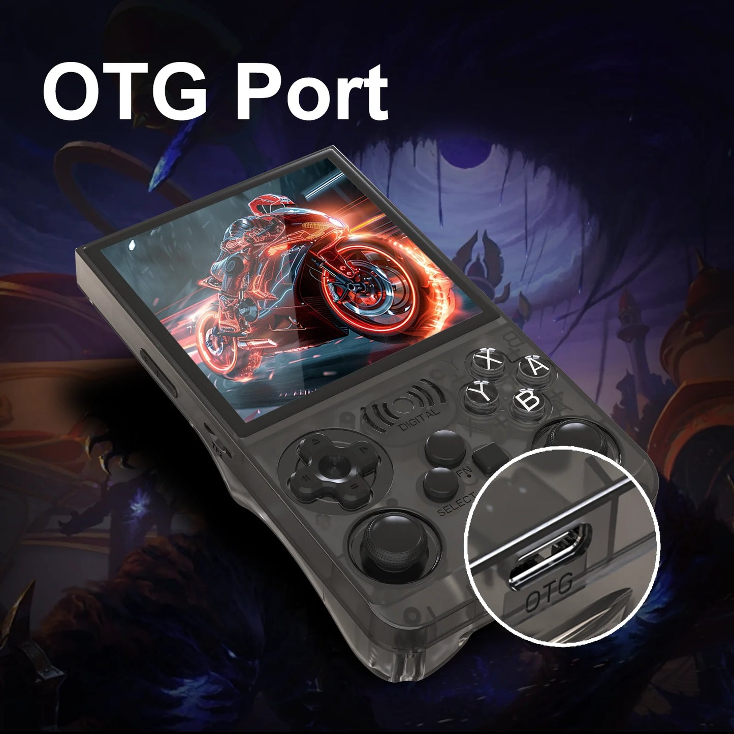 GAMINJA Retro Handheld Video Game Console WiFi 0‑lag Global Online Battle Download Games Via Official APP Retro Video Game Player Gift